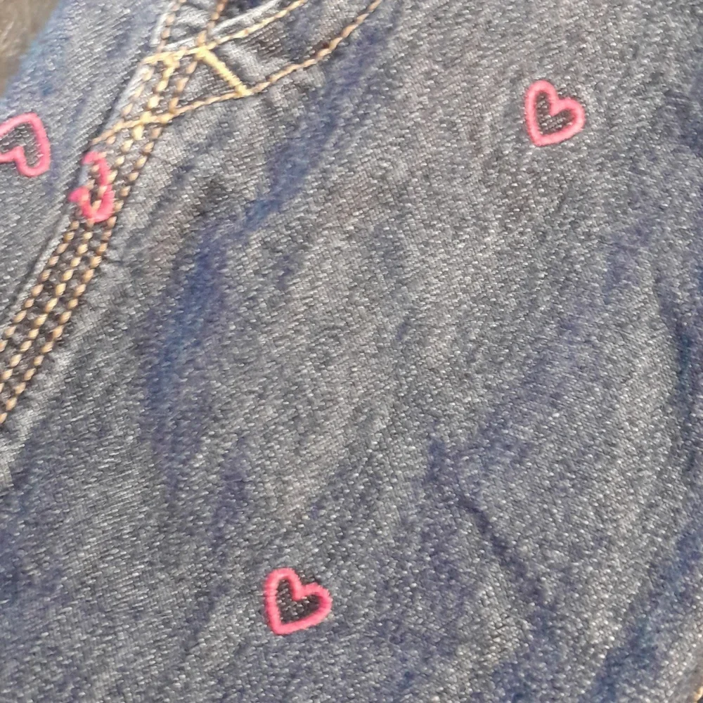 OSHKOSH BGOSH Heart Embroidered Snap Button Leg Overalls 18M